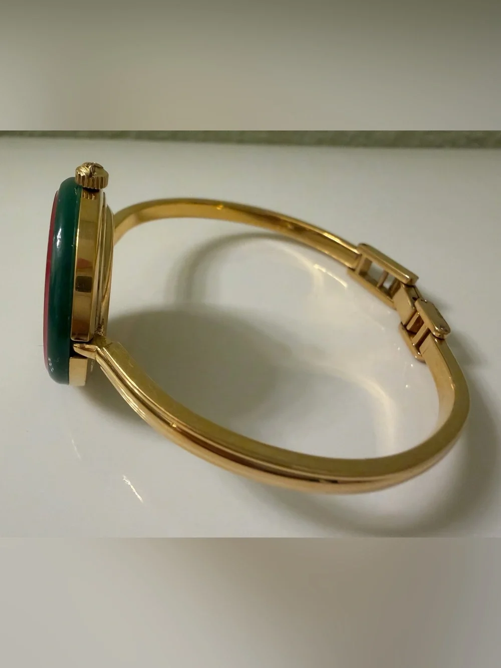 Near Mint~Gucci Interchangeable Bezel Bangle Bracelet Watch with Box/Paper